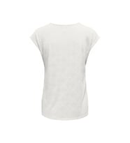 Only ONLFREE LIFE STRUC. S/S MODALTOP JRS Beyaz Kadın T-Shirt 15319446