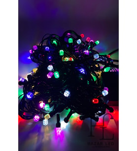 100 LED Renkli Yılbaşı Ağacı Işıkları