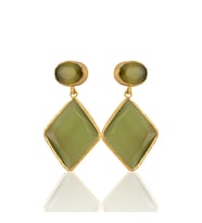 Kadir Jewellery 22 Ayar Altın Kaplama Kadın Sallantılı Küpe -El İşçiliği Ve Hipoalerjenik Küpe