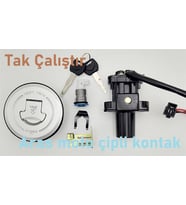 Honda Cbr 250 Kontak Seti Çipli (Extra İşleme Gerek Yok Tak Çalıştır)Arasmoto (Siyah)