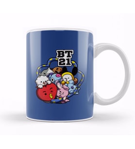 Bts BT21 Hug Kupa Bardak Porselen