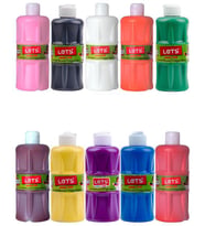 Lets Parmak Boyası 500ml 10lu Set