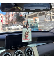 Kişileştirilir araba süsü, aksesuar, kişiye özel tasarım fotoğraflı kokusuzdur (Beyaz)