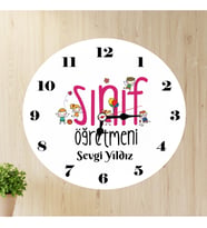 Sınıf Öğretmeni Duvar Saati