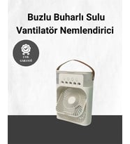 Mey İthalat® Spreyli Mini Masaüstü Fan  500Ml Su Hazneli, 3 Kademeli Soğutucu