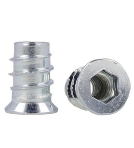M6 12x15 Mm. Zamak Metal Dübel-30 Adet