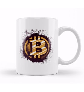 Bitcoin Present I Krypto Money Corrupt Money 03 Kupa Bardak Porselen