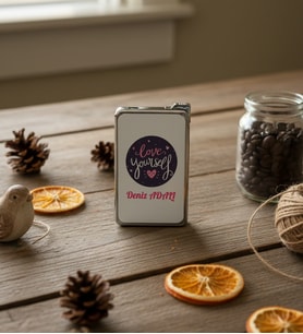 Kişiye Özel Love Yourself Çakmak Doğum Günü Hediyesi