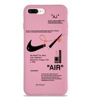 Apple iPhone 7 Plus Uyumlu Lansman Kılıf Sneakers Tasarımlı Altı Kapalı İçi Kadife Kaplı  Kapak (Şeffaf)