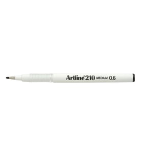 Artline 210N Keçe Uçlu Yazı Kalemi 0,6mm Siyah 