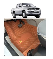 Volkswagen Amarok 2011-2022 Arası Araca Özel Havuzlu Paspas Takımı (Altın)