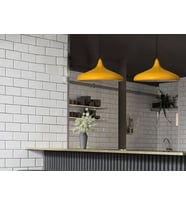 MYLİGHTS  SARI METAL SARKIT  AVİZE  35CM TEK FİYATIDIR