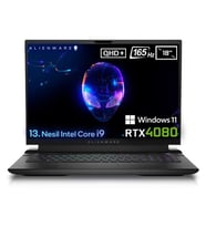 Dell Alienware M18 R1 AWM18I9HX80WH Intel Core i9-13900HX 32GB DDR5 1TB SSD RTX4080 12GB 18 inç QHD W11 Home Gaming Laptop
