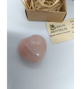 PEMBE KUVARS KALP ŞEKLİNDE BİBLO-1001
