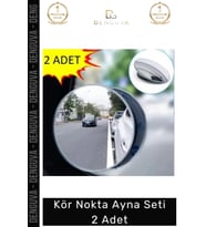 #Ayna Güvenli Sürüş Geniş Açılı Görüş Alanı Şık Tasarım Çerçevesiz Ayarlanabilir Kör Nokta Ayna Seti
