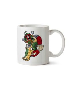 Star Wars Boba The Hunter iki Tarafı Baskılı Kupa Bardak