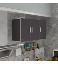 Kenzlife hazır mutfak dirca22 gri 060*120*22 mutfak banyo dolabı kapaklı raflı (Karışık)