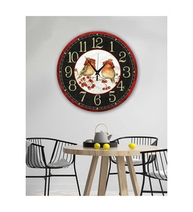 Retro Tasarımlı Duvar Saati 35X35 CM (Karışık)
