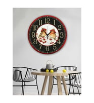 Retro Tasarımlı Duvar Saati 35X35 CM (Karışık)
