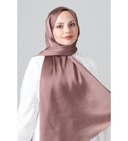 AĞAÇ KABUĞU Harem Scarf Como Saten Şal