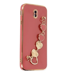 Durukar® Samsung Galaxy J7 Pro / J730 Kılıf Esila Silikon - Kırmızı