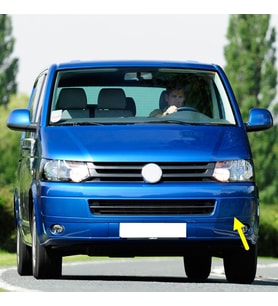 VW Transporter T6 2010-2015 Ön Tampon Sol Köşe Kaplama Boya 7E5807819