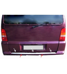 VİTO W638 ARKA TAMPON EŞİĞİ KROM 96-03