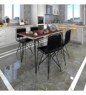 Knsz masa sandalye takımı hem75mazlum cvzsyh 130*070 sm 4 sandalye syhsyh sırt minderli