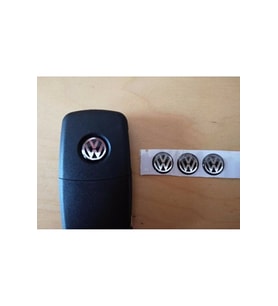 12 Mm Vw Caddy Tiguan Amarok 2 Adet Araç Anahtar Logo Amblemi