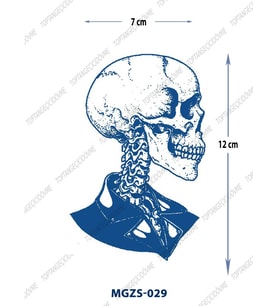 MGZS-029 YARI KALICI KURUKAFA BEYFENDİ DESEN DÖVME-TATTO