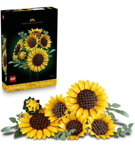 LEGO 11502 Botanicals Ayçiçeği Buketi - Yetişkinler için 6 Ayçiçeği İçeren Dekoratif Model Yapım Seti (686 Parça)