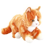 Animals Of The World Floppy Kahve Tekir Kedicik Peluş Oyuncak 27