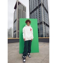 Trendiz Love That For You Beyaz Unisex Sweatshirt