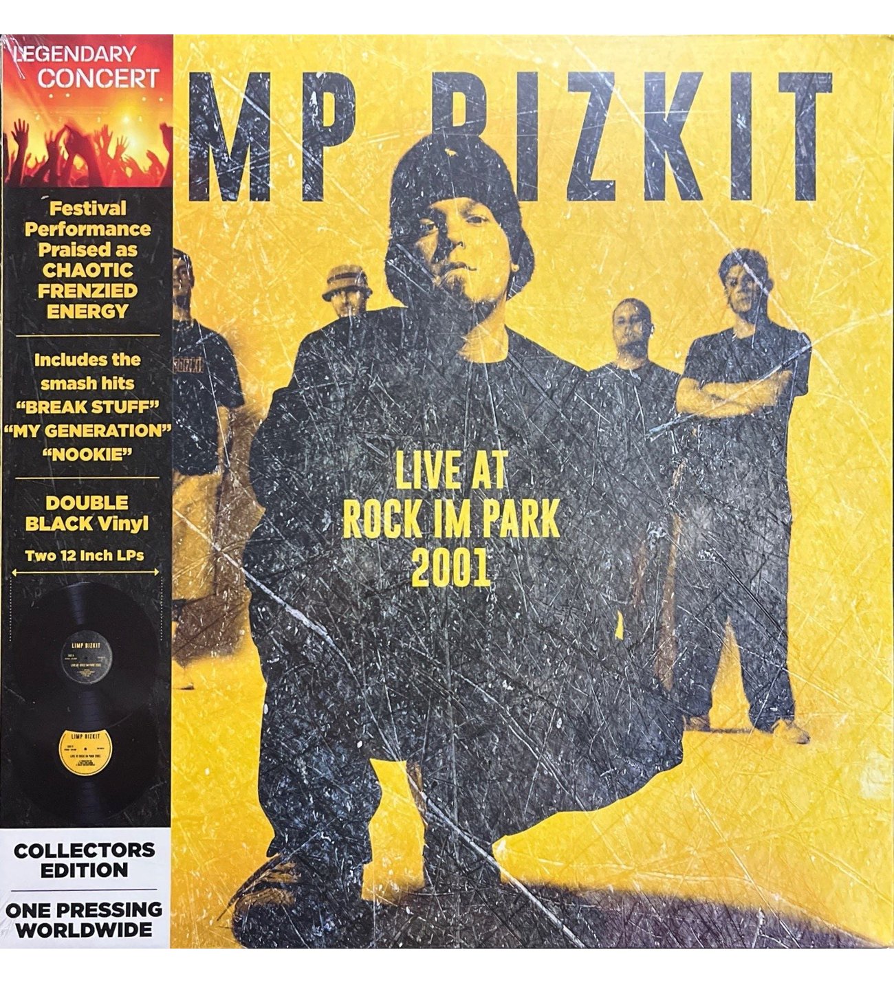 Limp Bizkit Live At Rock Im Park 2001 Double Siyah LP Plak