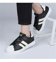 Jump 28787 Bağcıklı Dikişli Uniseks Sneaker Günlük Spor Ayakkabı SİYAH