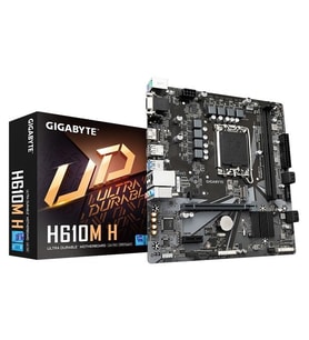 GIGABYTE H610M H DDR5 HDMI PCIe 16X v4.0 1700p mATX