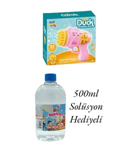 Yaz Eğlencesi Zirvede! Pilli Köpük Tabancası ile Eğlence Sınır Tanımasın! Pembe