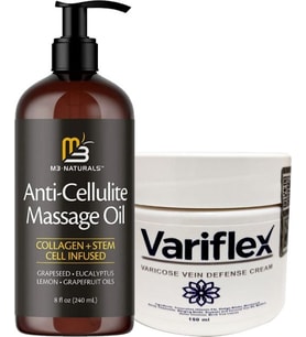 Variflex Masaj Yağı Anti-Cellulite Massage Oil 240 ml Masaj Yağı + Kremi 150 ml
