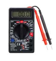 Tenon DT-830D Siyah DC AC Voltaj Akım Ölçer Dijital Multimetre Ölçü Aleti Ölçüm Cihazı