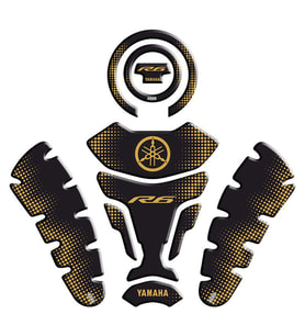 YAMAHA  R6 UYUMLU TANK PAD SET 004 SARI