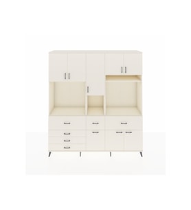 Hyperion Dolap 10 Raflı 6 Çekmeceli 8 Kapaklı 220x44x243 Aytaşı-Aytaşı/Aytaşı