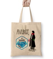 Avukat Avukata Hukuk Bez Çanta Uzun Saplı