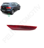 Golf 6 Arka Tampon Reflektörü Sağ 5K0945106G (2009-2013)