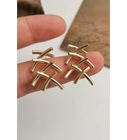 Kadın Özel Tasarım 4 cm Küpe 002