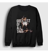 Presmono Unisex Siyah Goat Muhammed Ali Sweatshirt 230187tt