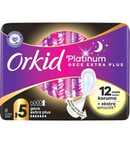 Orkid Platinum Tekli Paket Gece Extra Plus 8 Li