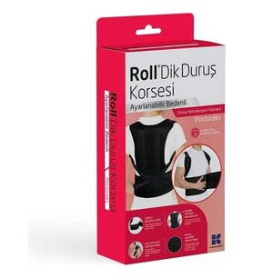 Roll Postureks Dik Duruş Korsesi Ayarlanabilir Bedenli