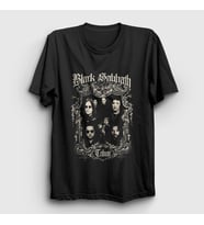Presmono Unisex Siyah Tribute Black Sabbath T-Shirt 18596tt