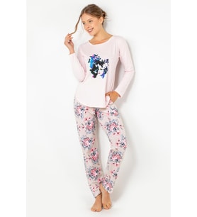 DoReMi Soft Style Bayan Pijama Takımı (Toz Pembe)