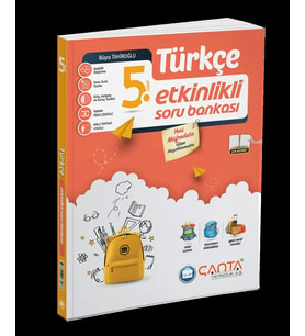 Çanta Yayınları 5.Sınıf Türkçe Etkinlikli Kazanım Soru Bankası